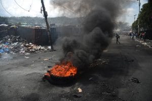 Crisis in Hati—burning in the streets